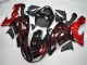 Carenado Moto Kawasaki ZX10R 2006-2007 - Negro Brillante Rojo Llama Asequibles