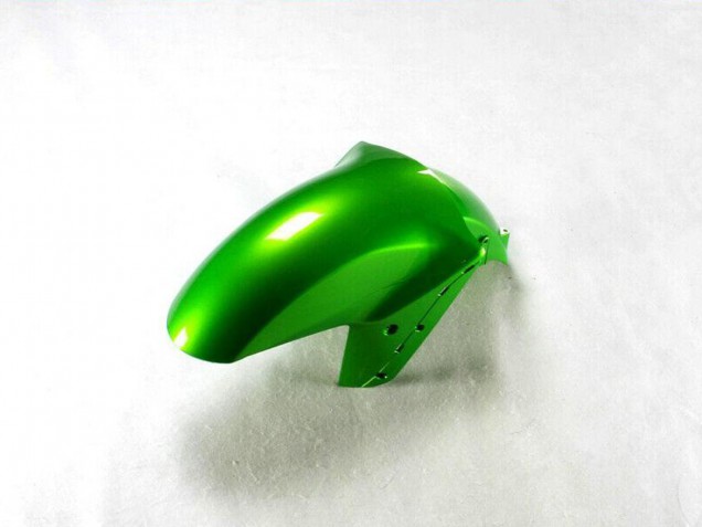 Carenado Moto Kawasaki ZX14R ZZR1400 2012-2024 - Verde Negro Brillante Asequibles