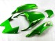 Carenado Moto Kawasaki ZX14R ZZR1400 2012-2024 - Verde Negro Brillante Asequibles