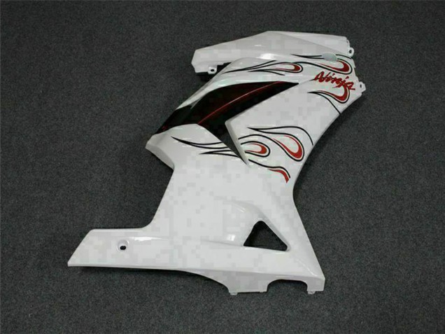 Carenados Moto Kawasaki EX250 2008-2012 - Blanco Rojo Asequibles