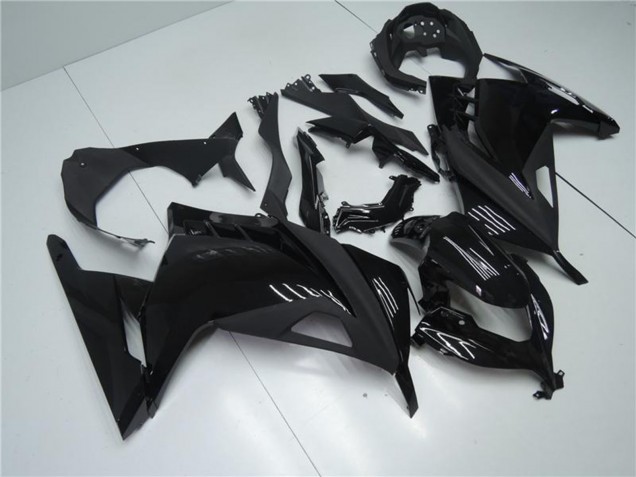 Carenados Moto Kawasaki Ninja 300 EX300R 2013-2024 - Negro Brillante Negro Mate Asequibles