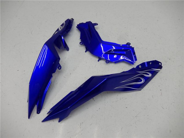 Carenados Moto Kawasaki Ninja 300 EX300R 2013-2024 - Azul Negro Blanco Llama Asequibles