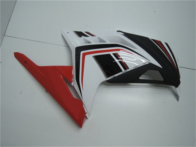 Carenados Moto Kawasaki Ninja 300 EX300R 2013-2024 - Blanco Rojo Negro Asequibles