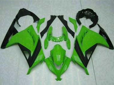 Carenados Moto Kawasaki Ninja 300 EX300R 2013-2024 - Verde Negro Asequibles