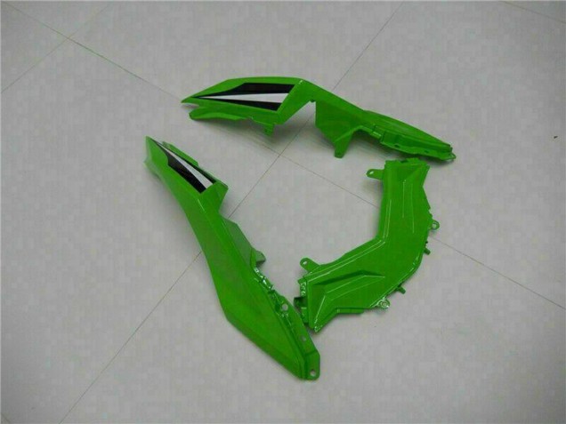 Carenados Moto Kawasaki Ninja 300 EX300R 2013-2024 - Blanco Verde Negro Asequibles