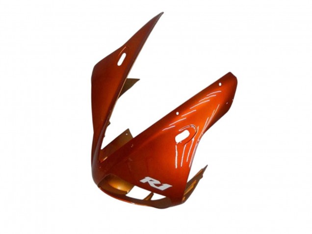 Carenados Moto Yamaha YZF R1 2002-2003 - Naranja Negro Mate Asequibles