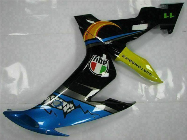 Carenados Moto Yamaha YZF R1 2004-2006 - Azul Amarillo Tiburón Asequibles
