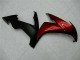 Carenados Moto Yamaha YZF R1 2004-2006 - Rojo Granate Negro Mate Asequibles