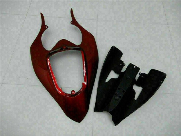 Carenados Moto Yamaha YZF R1 2004-2006 - Rojo Granate Negro Mate Asequibles
