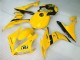 Carenados Moto Yamaha YZF R1 2004-2006 - Amarillo Negro Brillante Dunlop 50 Asequibles