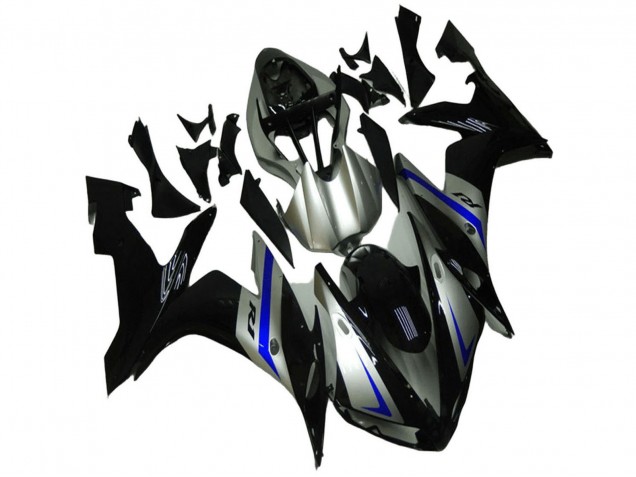 Carenados Moto Yamaha YZF R1 2004-2006 - Plata Azul Negro Asequibles