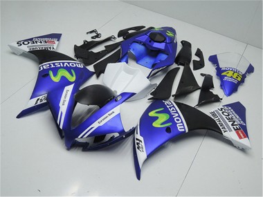 Carenados Moto Yamaha YZF R1 2012-2014 - Azul Blanco Negro Verde MoviStar Yamalube ENEOS Asequibles