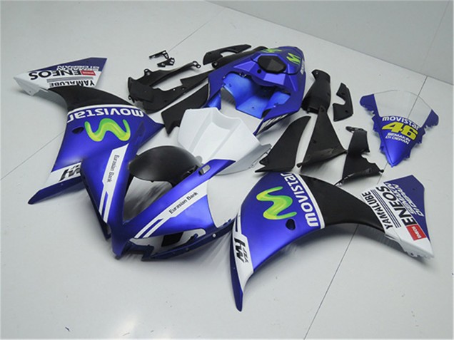 Carenados Moto Yamaha YZF R1 2012-2014 - Azul Blanco Negro Verde MoviStar Yamalube ENEOS Asequibles