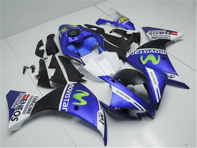 Carenados Moto Yamaha YZF R1 2012-2014 - Azul Blanco Negro Verde MoviStar Yamalube ENEOS Asequibles