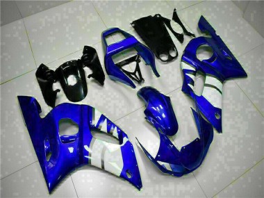 Carenados Moto Yamaha YZF R6 1998-2002 - Azul Blanco Asequibles