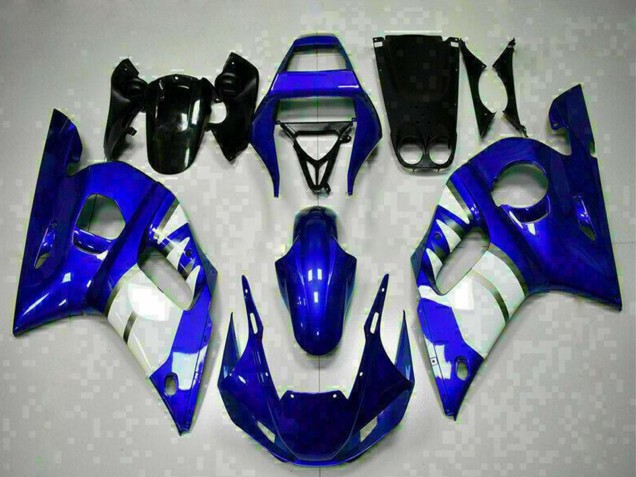 Carenados Moto Yamaha YZF R6 1998-2002 - Azul Blanco Asequibles