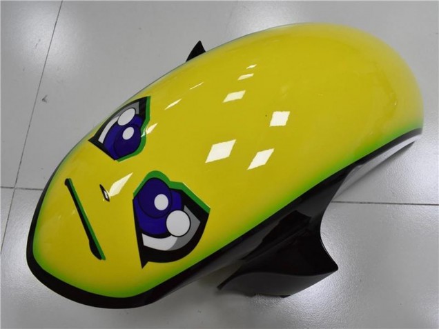 Carenados Moto Yamaha YZF R6 2006-2007 - Azul Amarillo Negro Brillante Tiburón Asequibles