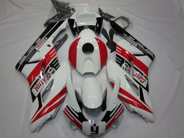Carenados Moto Honda CBR1000RR 2004-2005 - Blanco Rojo Negro Brillante Castrol 9 Asequibles