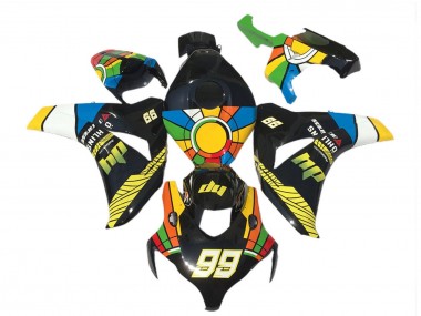 Carenados Moto Honda CBR1000RR 2008-2011 - Azul Amarillo Verde Rojo Negro RuedaColores 99 Asequibles