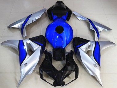 Carenados Moto Honda CBR1000RR 2006-2007 - Plata Azul Negro Brillante Asequibles