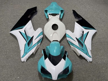 Carenados Moto Honda CBR1000RR 2004-2005 - Blanco Cian Azul Negro Brillante Asequibles