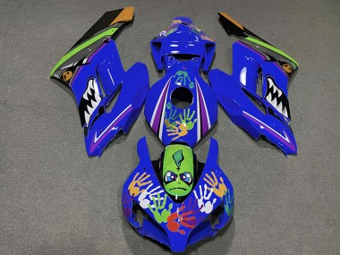 Carenados Moto Honda CBR1000RR 2004-2005 - Azul Verde Naranja Negro Tiburón Asequibles