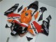Kits Carenado Moto Honda CBR600RR 2003-2004 - Naranja Blanco Rojo Negro Brillante Repsol Asequibles