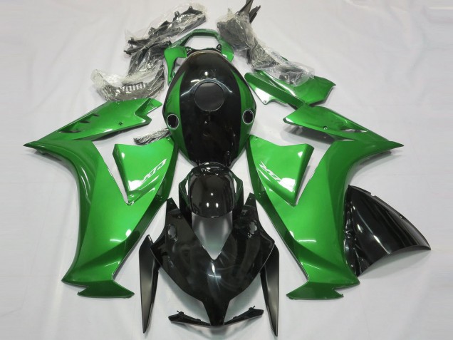 Carenado Moto Honda CBR1000RR 2012-2016 - Verde Negro Brillante Asequibles
