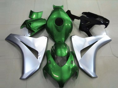 Carenados Moto Honda CBR1000RR 2008-2011 - Plata Verde Asequibles