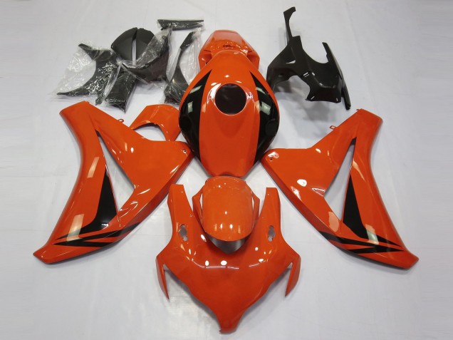 Carenados Moto Honda CBR1000RR 2008-2011 - Naranja Negro Brillante OEM Estilo Asequibles