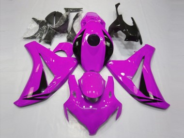 Carenados Moto Honda CBR1000RR 2008-2011 - Rosa Negro Brillante OEM Estilo Asequibles