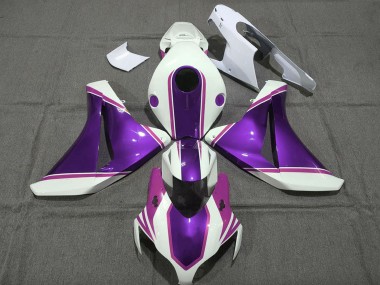 Carenados Moto Honda CBR1000RR 2008-2011 - Blanco Púrpura Brillante Rosa Asequibles