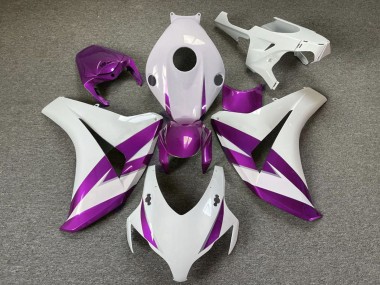 Carenados Moto Honda CBR1000RR 2008-2011 - Blanco Púrpura Asequibles