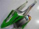 Carenado Moto Honda CBR600RR 2003-2004 - Plata Verde Negro Brillante Asequibles