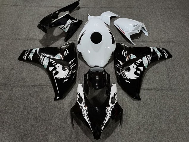 Carenados Moto Honda CBR1000RR 2008-2011 - Blanco Negro Brillante Le Mis New Asequibles