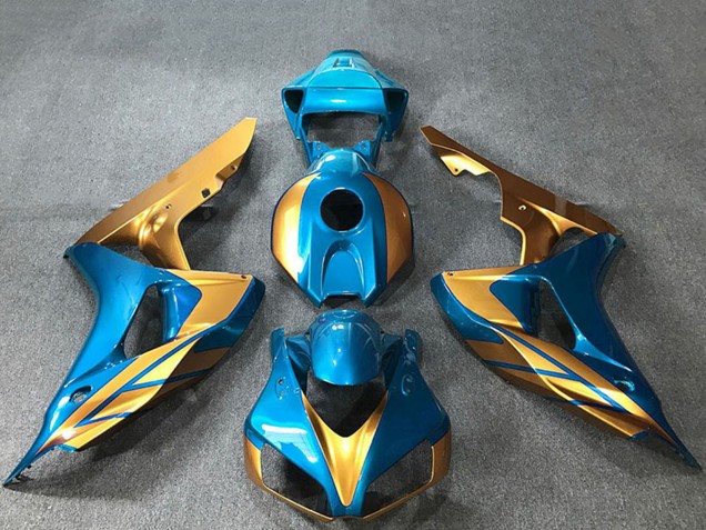Carenados Moto Honda CBR1000RR 2006-2007 - Azul Claro Oro Asequibles