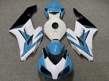 Carenados Moto Honda CBR1000RR 2004-2005 - Azul Claro Blanco Negro Brillante Asequibles