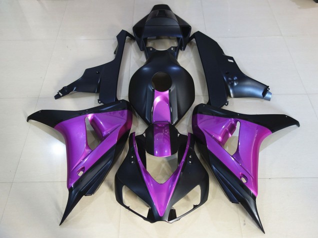 Carenados Moto Honda CBR1000RR 2006-2007 - Púrpura Azul Mate Oscuro Asequibles