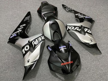 Carenados Moto Honda CBR1000RR 2006-2007 - Plata Negro Mate Repsol Asequibles