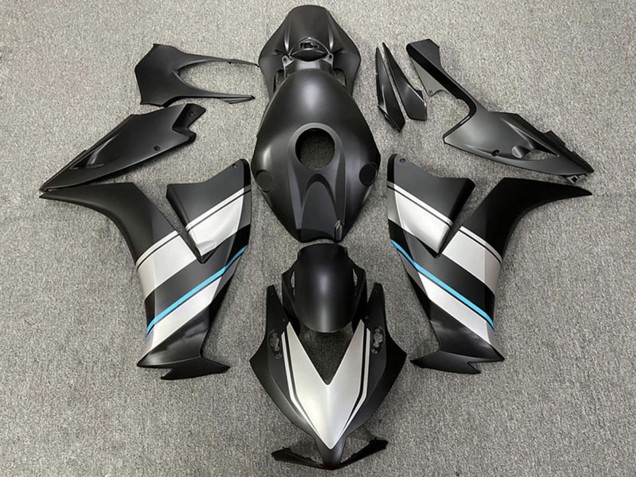 Carenados Moto Honda CBR1000RR 2012-2016 - Plata Azul Claro Negro Mate Asequibles