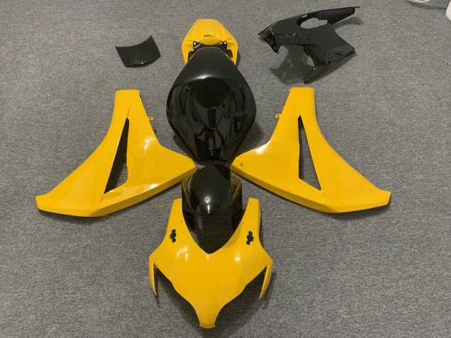 Carenados Moto Honda CBR1000RR 2008-2011 - Amarillo Negro Brillante Asequibles