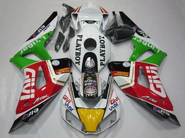 Carenados Moto Honda CBR1000RR 2006-2007 - Blanco Rojo Verde Amarillo Negro Givi PlayBoy Asequibles