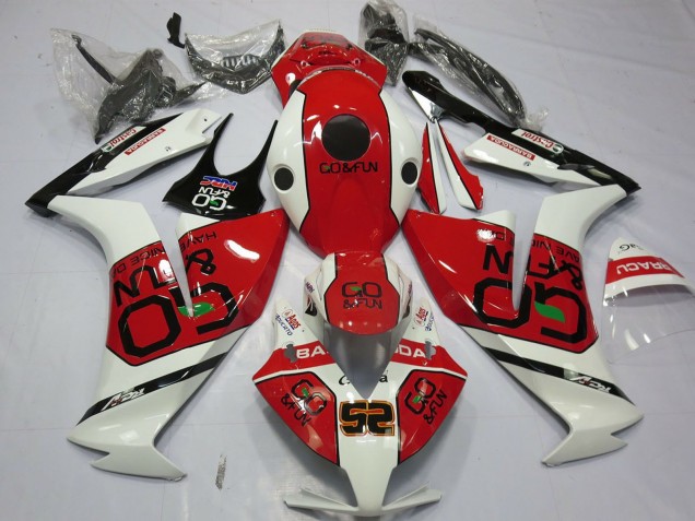 Carenados Moto Honda CBR1000RR 2012-2016 - Blanco Rojo Go&Fun Asequibles