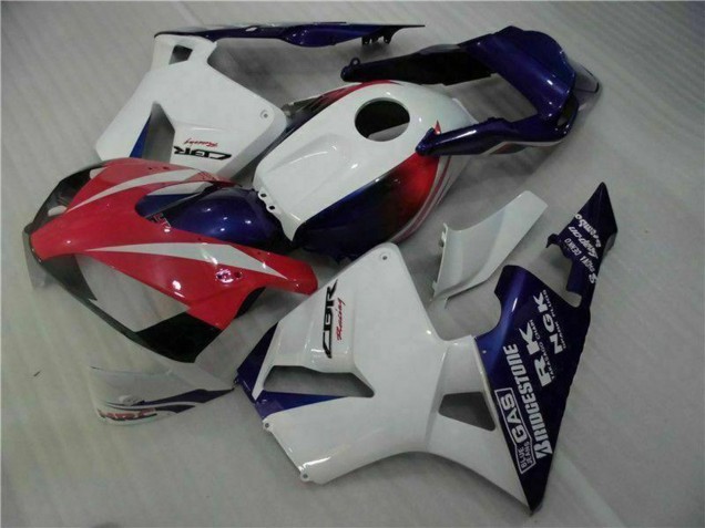 Carenado Moto Honda CBR600RR 2003-2004 - Blanco Rojo Azul Asequibles