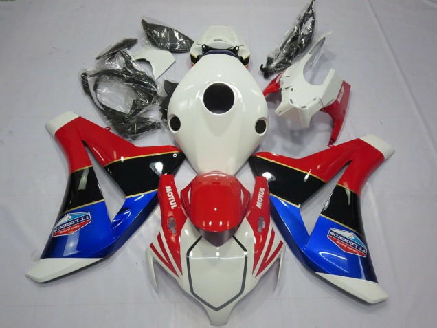 Carenados Moto Honda CBR1000RR 2008-2011 - Blanco Rojo Azul Negro Brillante Asequibles