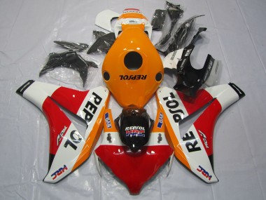 Carenados Moto Honda CBR1000RR 2008-2011 - Naranja Blanco Rojo Negro Brillante Repsol HRC Asequibles