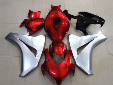 Carenados Moto Honda CBR1000RR 2008-2011 - Plata Rojo Asequibles