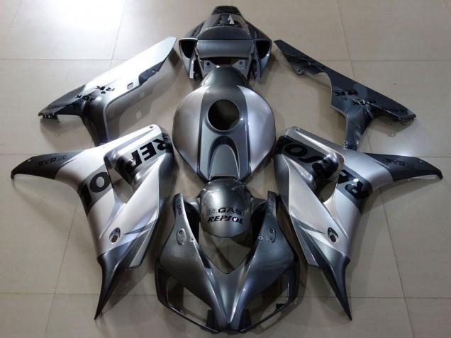 Carenados Moto Honda CBR1000RR 2006-2007 - Plata Gris Negro Repsol Asequibles