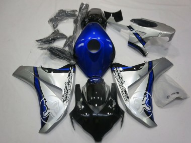Carenados Moto Honda CBR1000RR 2008-2011 - Plata Azul Negro Brillante Asequibles