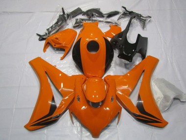 Carenados Moto Honda CBR1000RR 2008-2011 - Naranja Negro Brillante Asequibles